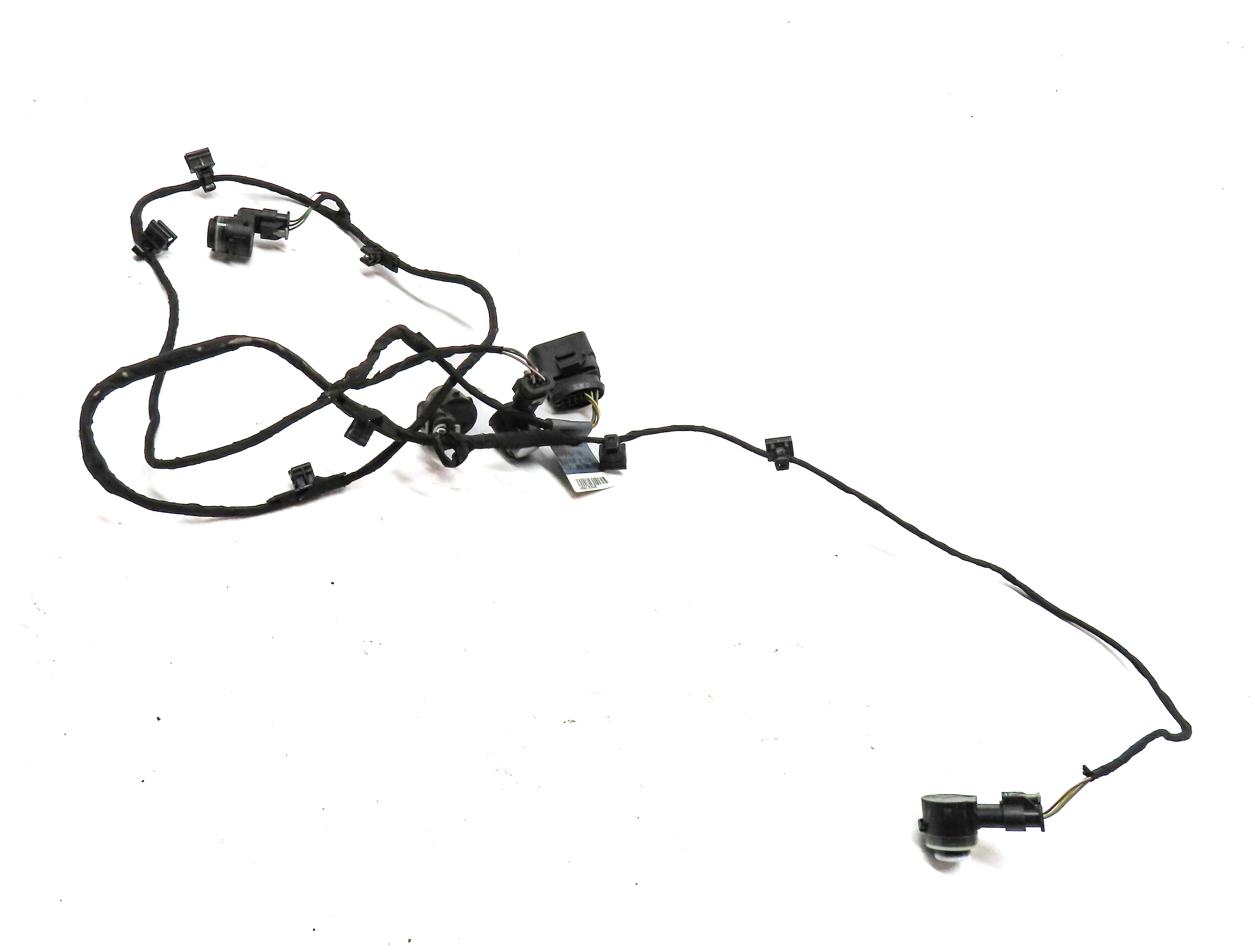 19 AUDI Q5 FY 80A FRONT PARK ASSIST PDC DISTANCE CONTROL SENSOR SET/4 (White) — exact item pictured